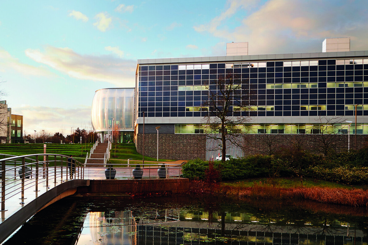 Centro de I+D en Stevenage (Reino Unido) de GSK, que ha desarrollado el anticuerpo monoclonal con la norteamericana Vir Biotechnology.